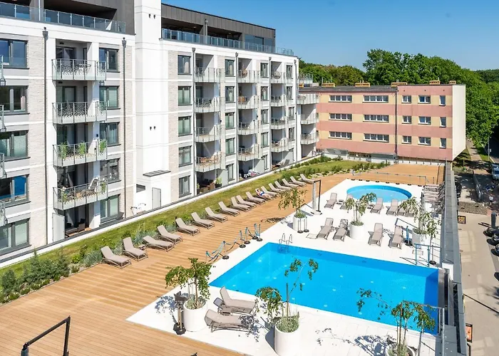 Apartamenty Fenomen - Premium Park&Sea, Nadmorskie Tarasy FREE PARKING, SWIMMING POOL, SAUNA AND OTHER!