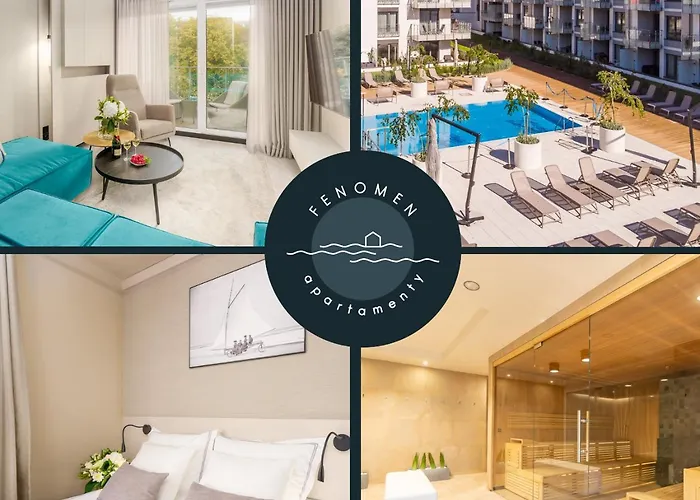 Apartamenty Fenomen - Premium Park&Sea, Nadmorskie Tarasy FREE PARKING, SWIMMING POOL, SAUNA AND OTHER!